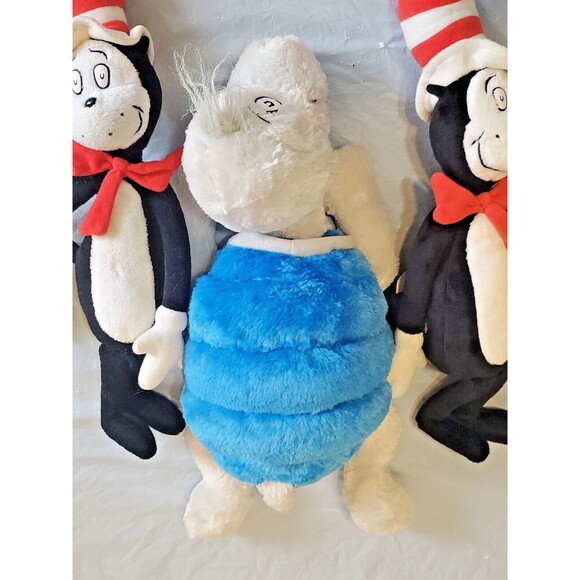 Dr Seuss Plush Cat In The Hat & Yertle the Turtle Stuffed Toy Characters - Picture 6 of 15